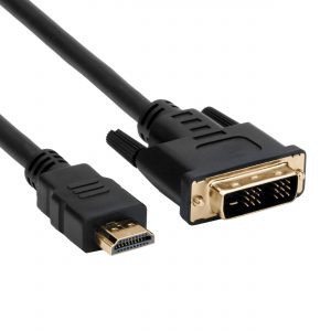 HDMI Male – DVI-D Male 4K Monitor Cable