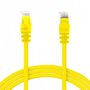 RJ45 Cat6 Yellow Patch Network Cable