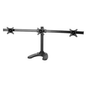 Curved Three Monitor Desk Stand