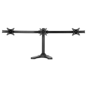 Curved Three Monitor Desk Stand